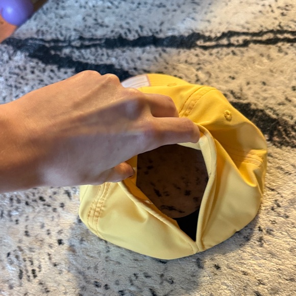 Yellow Ponyback Baseball Cap - Picture 5 of 5